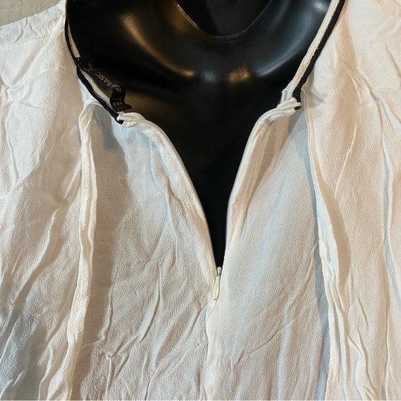 💥5/$25 Zara women’s white crop top ‎ in size large - Picture 4 of 6